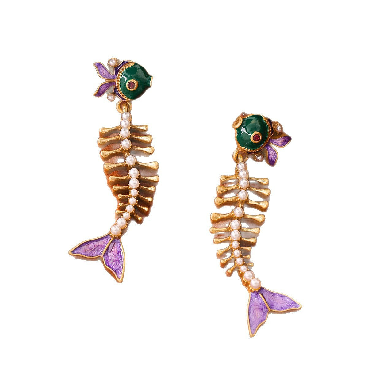 Vintage Fishbone Eardrops