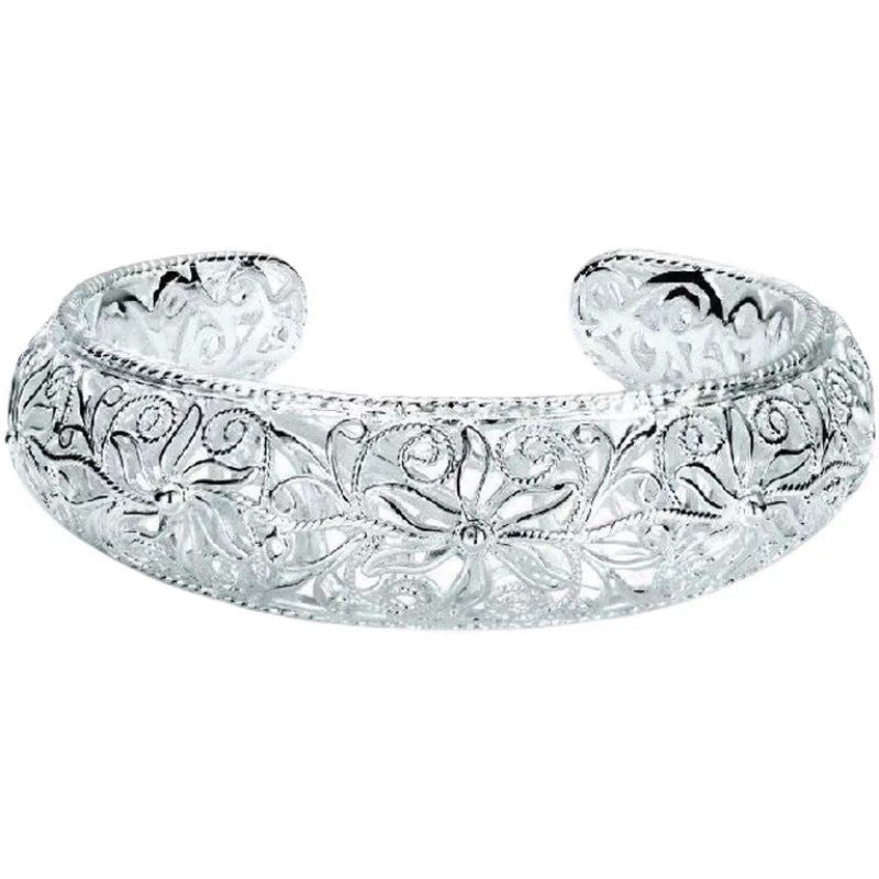 Women's Hollow-out Wide Bracelet