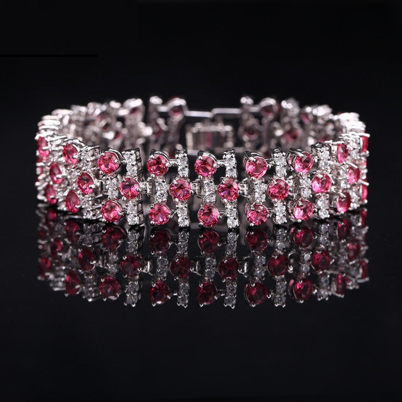 Factory Hot Sale All-match AAA Zircon Bracelet High-end Hand